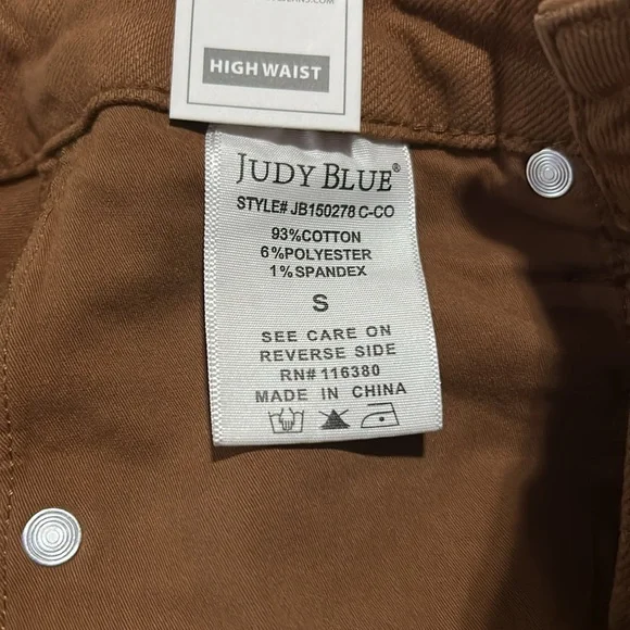 New Judy Blue Tummy Control Bermuda Shorts Small - Picture 10 of 14